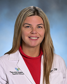 Headshot of Sarah Brigger, CRNP