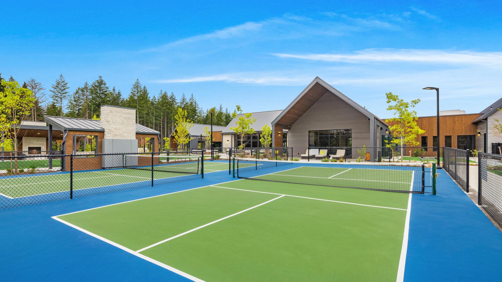 Pickleball courts