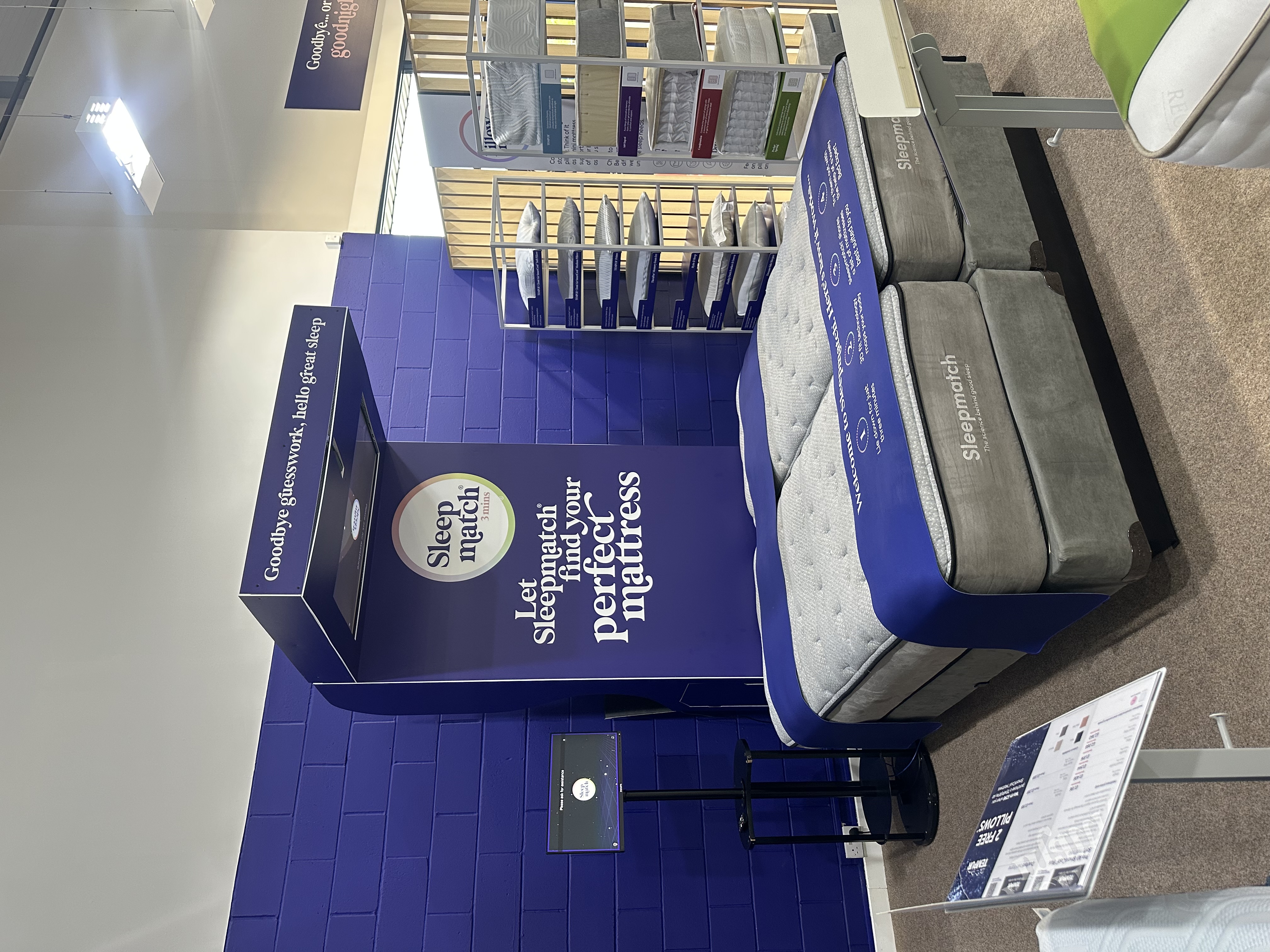 Head in-store for the full Sleepmatch™ experience. Our unique Sleepmatch™ technology matches you with your perfect bed.