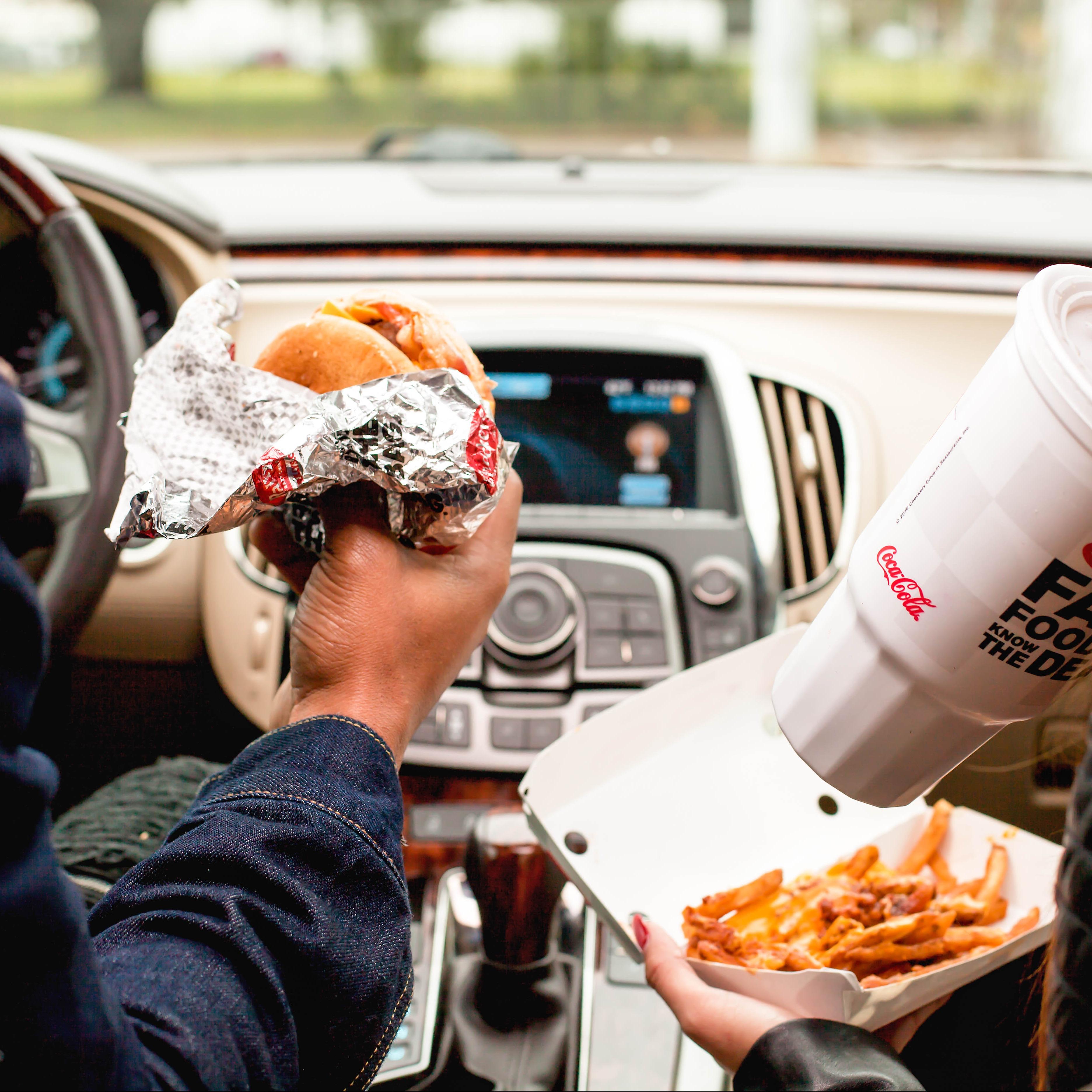 Burgers and fries Checkers Columbus (706)221-3577