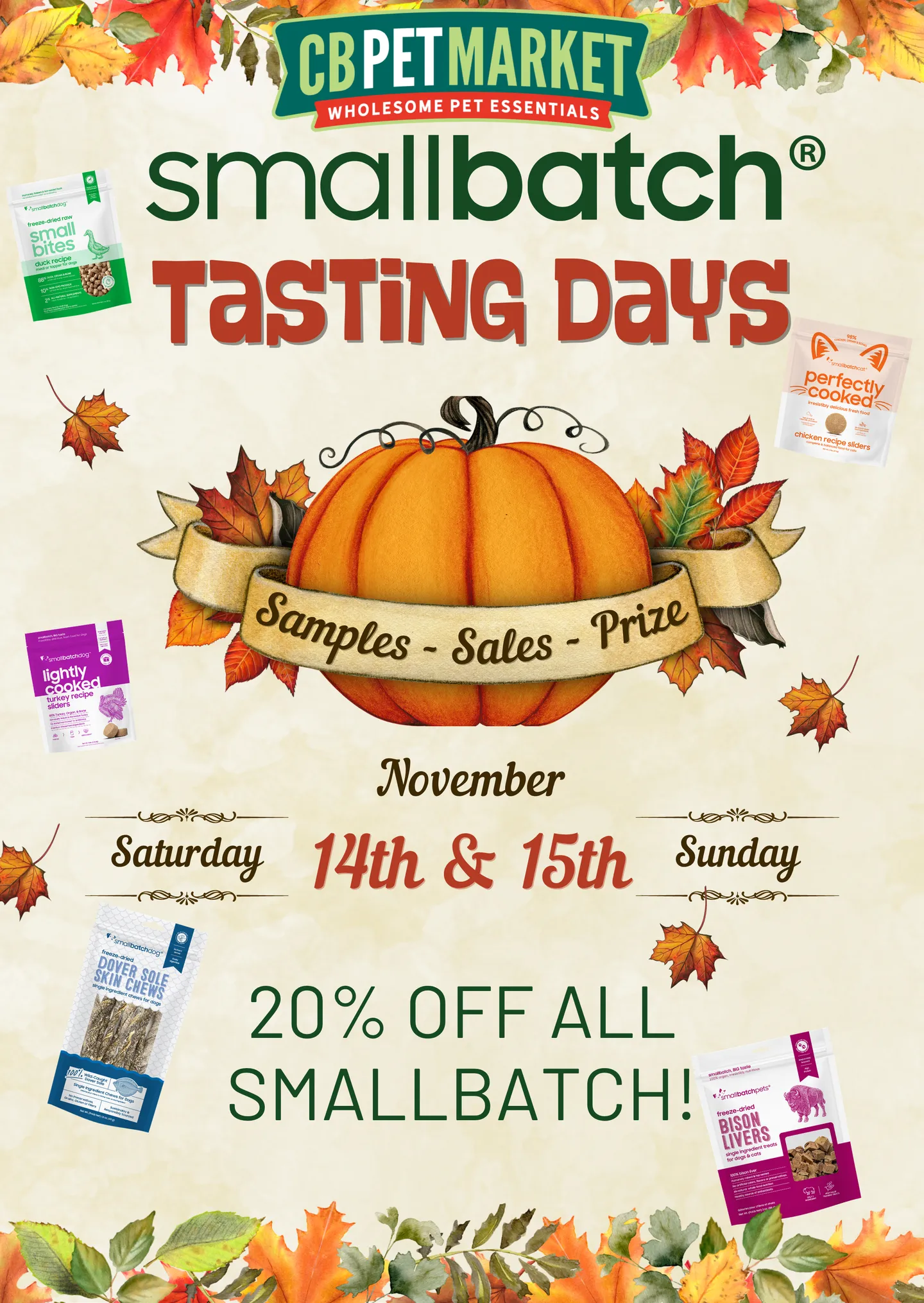 Image of Local Pet Event Smallbatch Tasting Days! Nearby