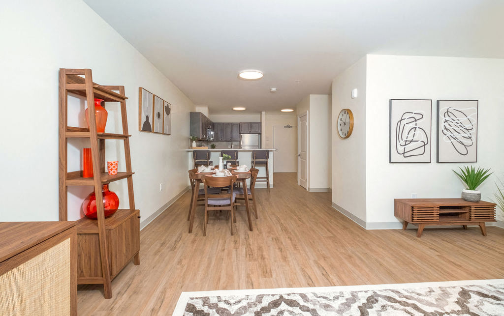 Living Area With Dining View