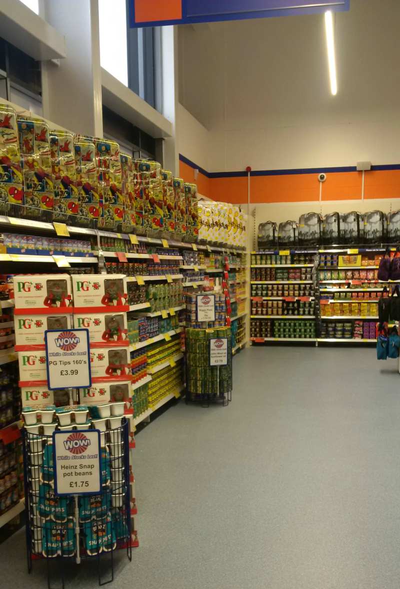 A first glimpse inside the brand new B&M Westwood on opening day.