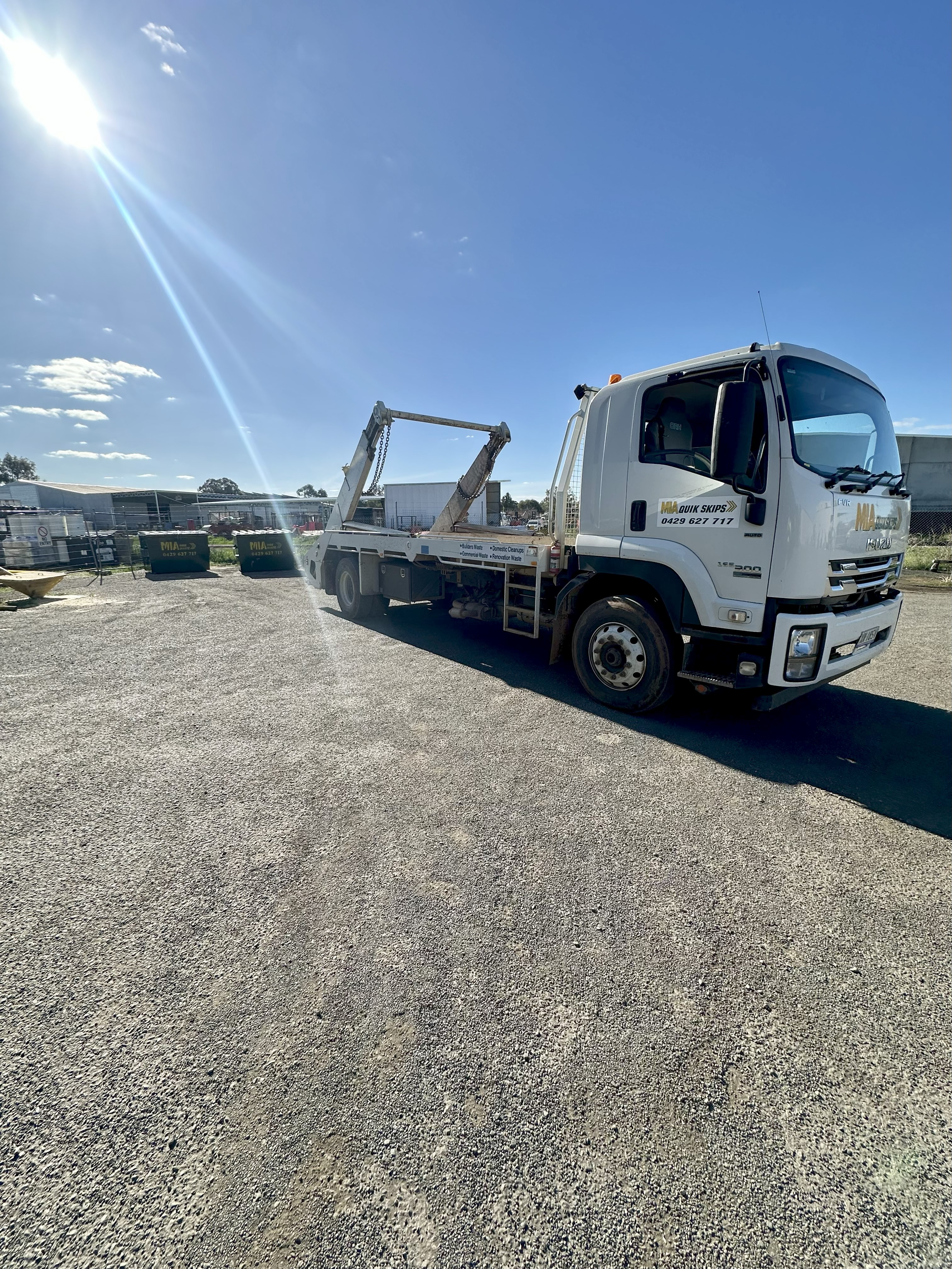 Images MIA Quikskips and MIA Quik Waste