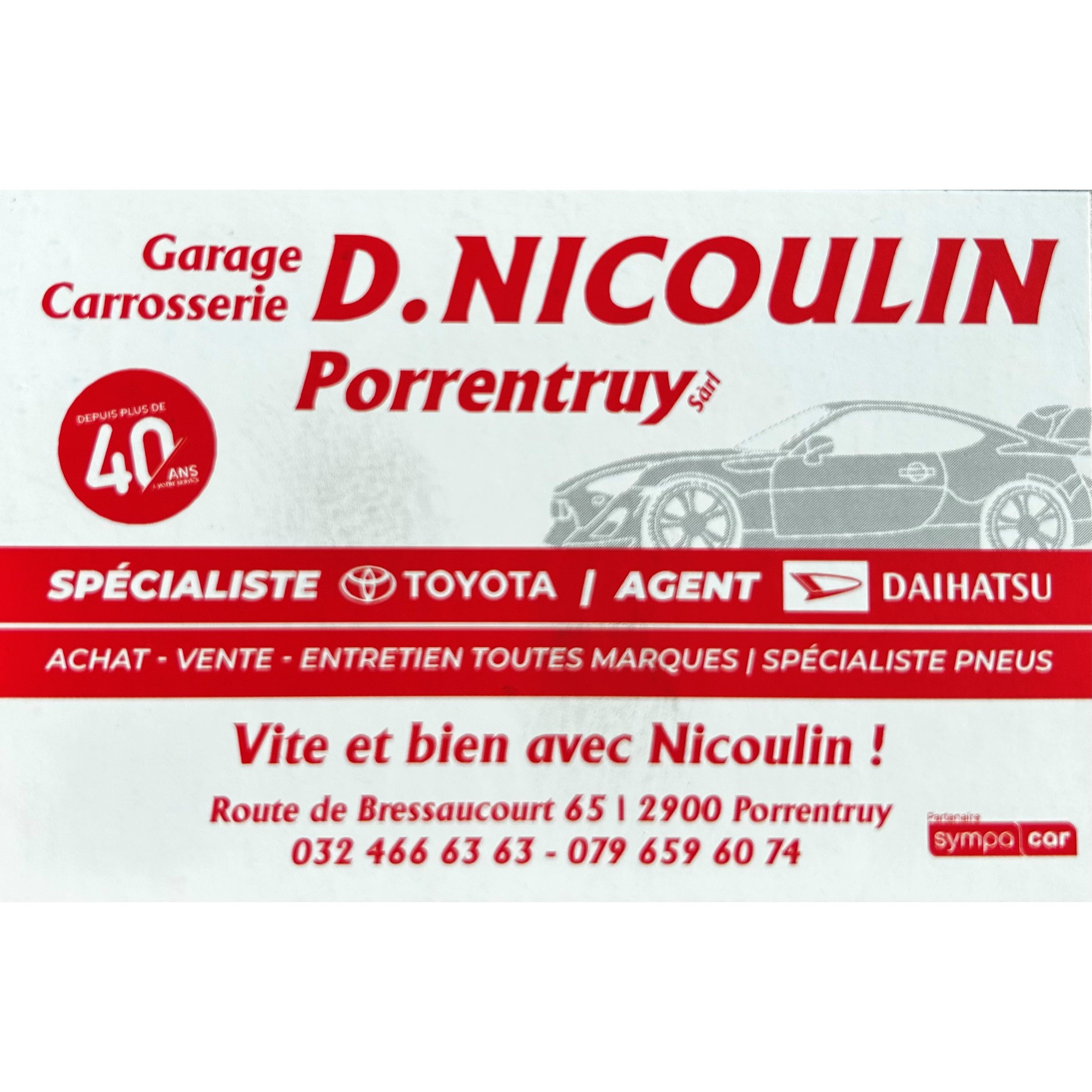 Garage-Carrosserie D. Nicoulin Sàrl Logo