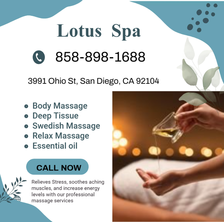 Our traditional full body massage in San Diego, CA
includes a combination of different massage therapies like
Swedish Massage, Deep Tissue, Sports Massage, Hot Oil Massage at reasonable prices.