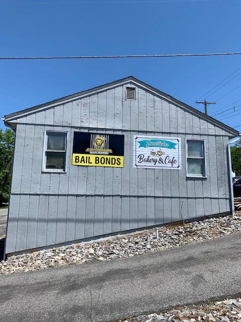 A-1 Affordable Bail Bonds in located on the bottom floor of the building housing Sweetcakes Bakery on Kings Mountain Rd.