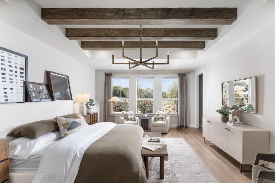 Luxurious primary bedroom suites