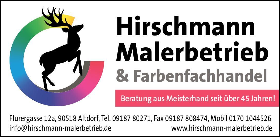 Hirschmann Malerbetrieb, Flurergasse 12 A in Altdorf