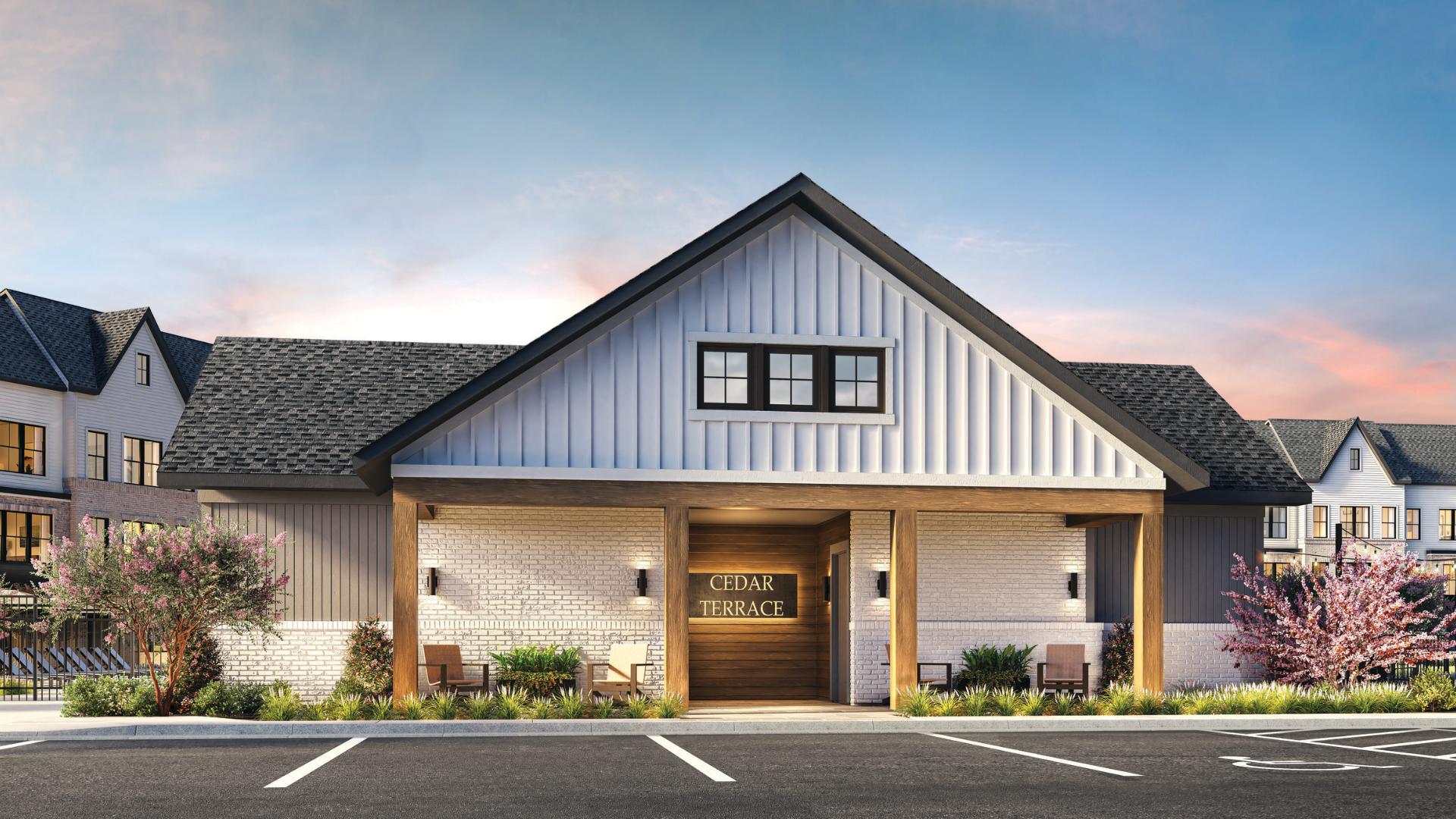 Future bathhouse and community gathering areas