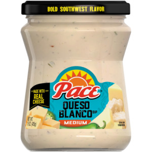 Pace® Medium Queso Blanco Cheese Dip, 15 oz Jar (6 Pack) featured image