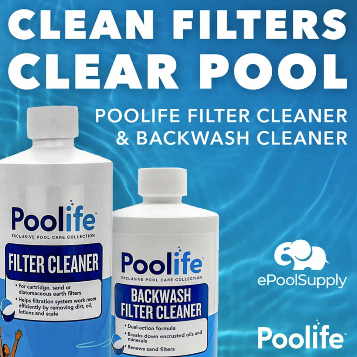 Poolife filter cleaner and backwash cleaner from epoolsupply