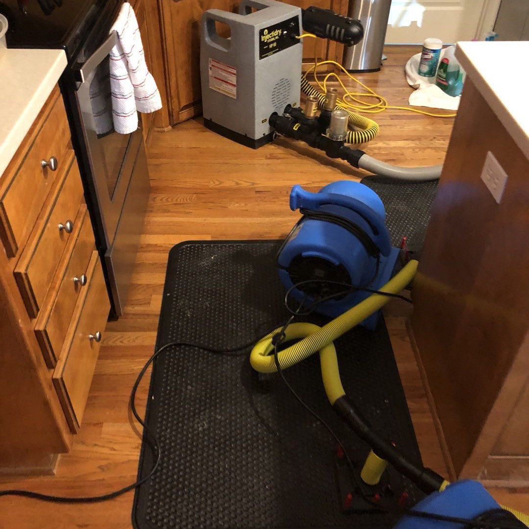 "Another day of saving hard wood floors from water damage!"