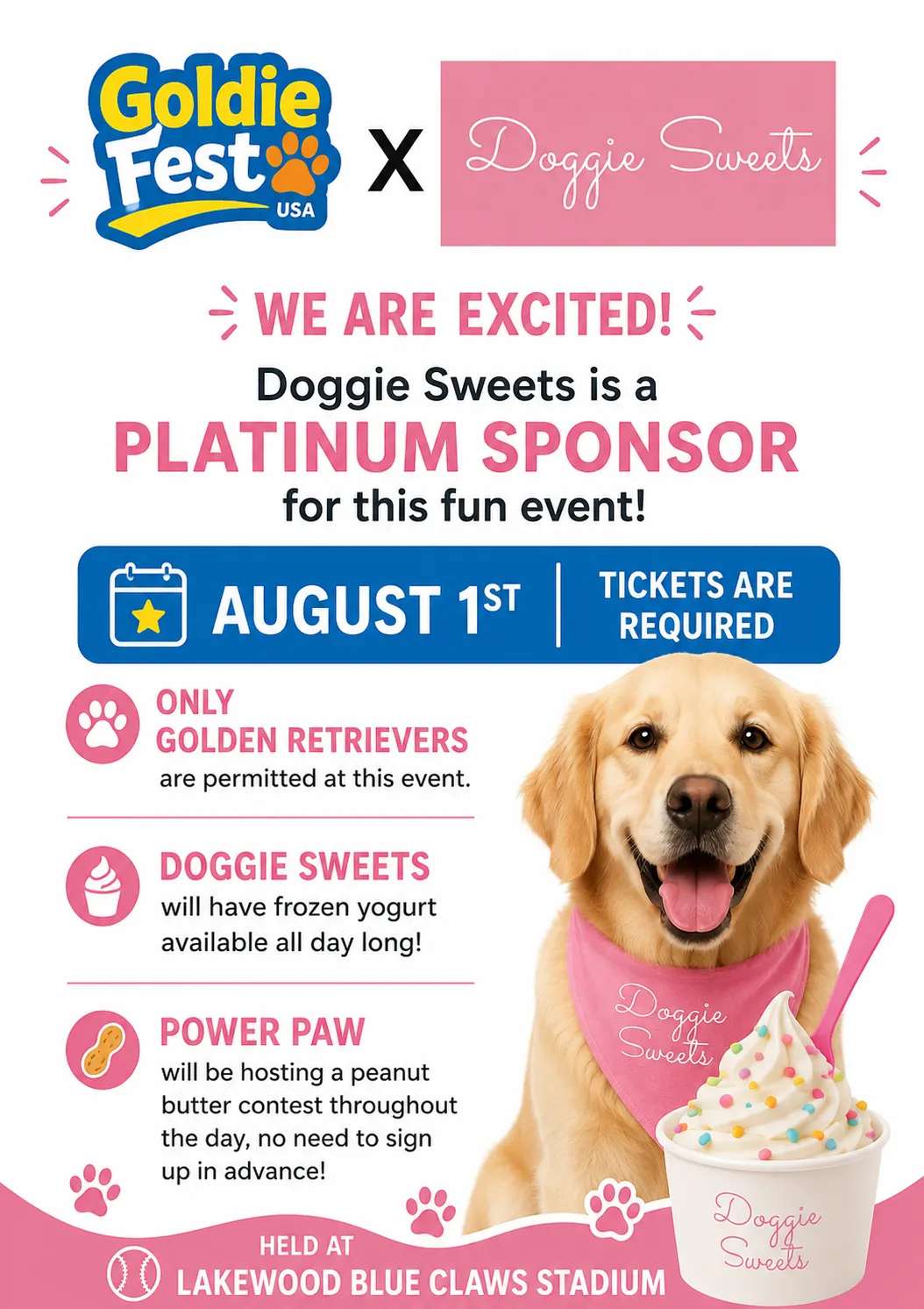 Image of Local Pet Event WAGGIN' EVENT: Goldie Fest Nearby