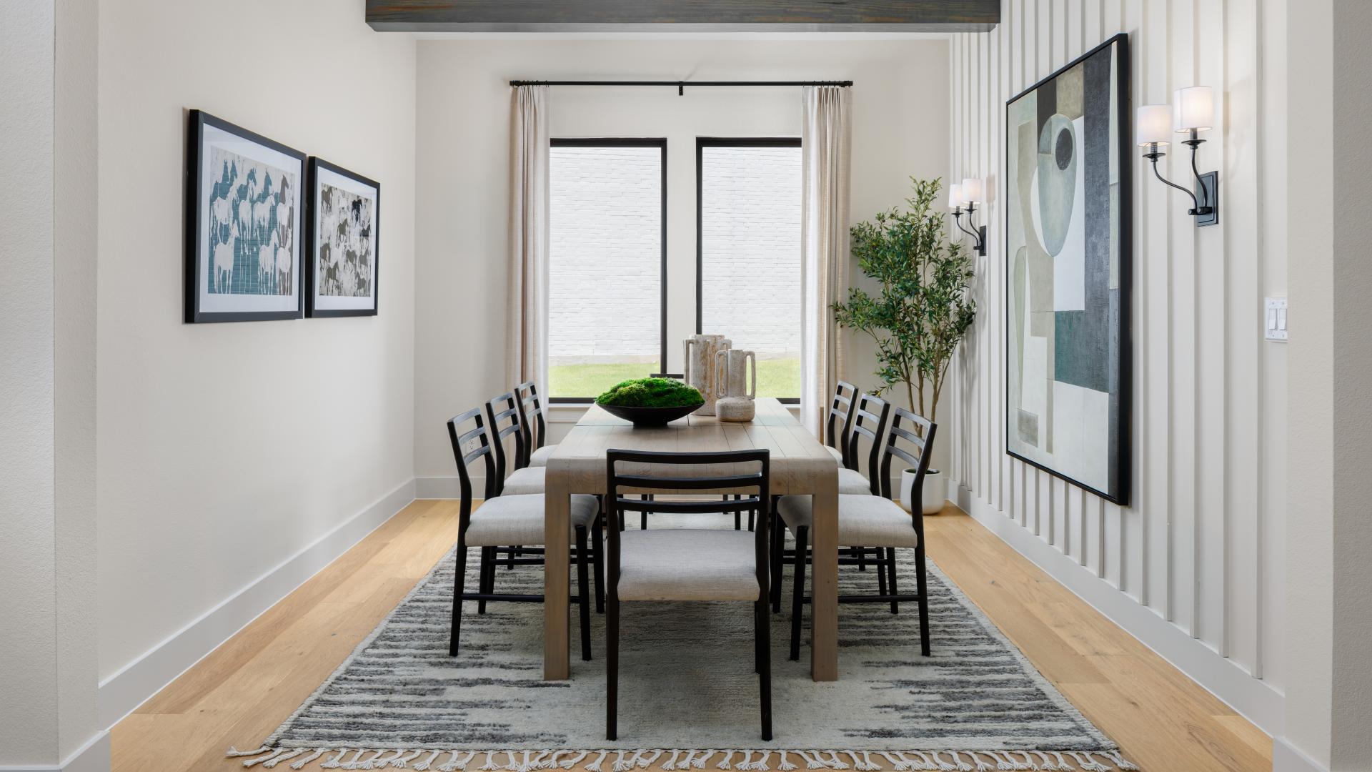 Spacious dining areas 