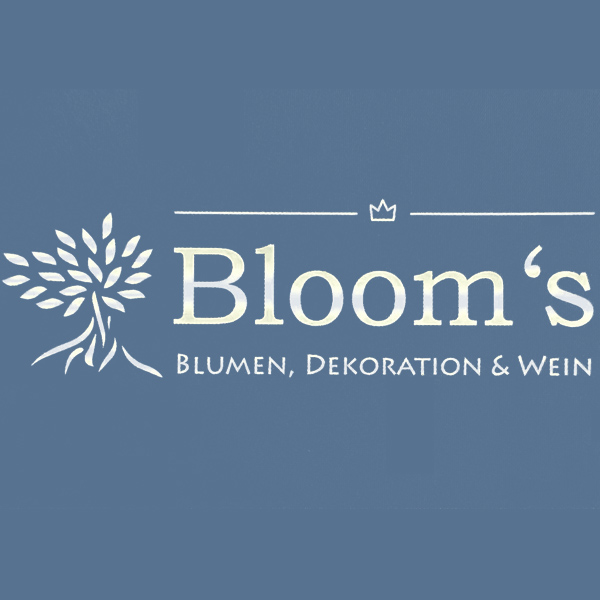 Logo Bloom`s Blumen, Dekoration & Wein