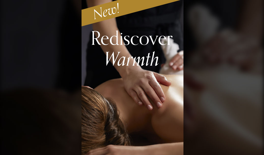 Now booking the Warm Lavender & Sea Salt Poultice Massage