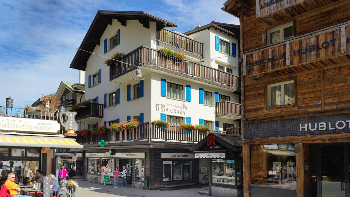 Hotel Testa Grigia, Bahnhofstrasse 21 in Zermatt