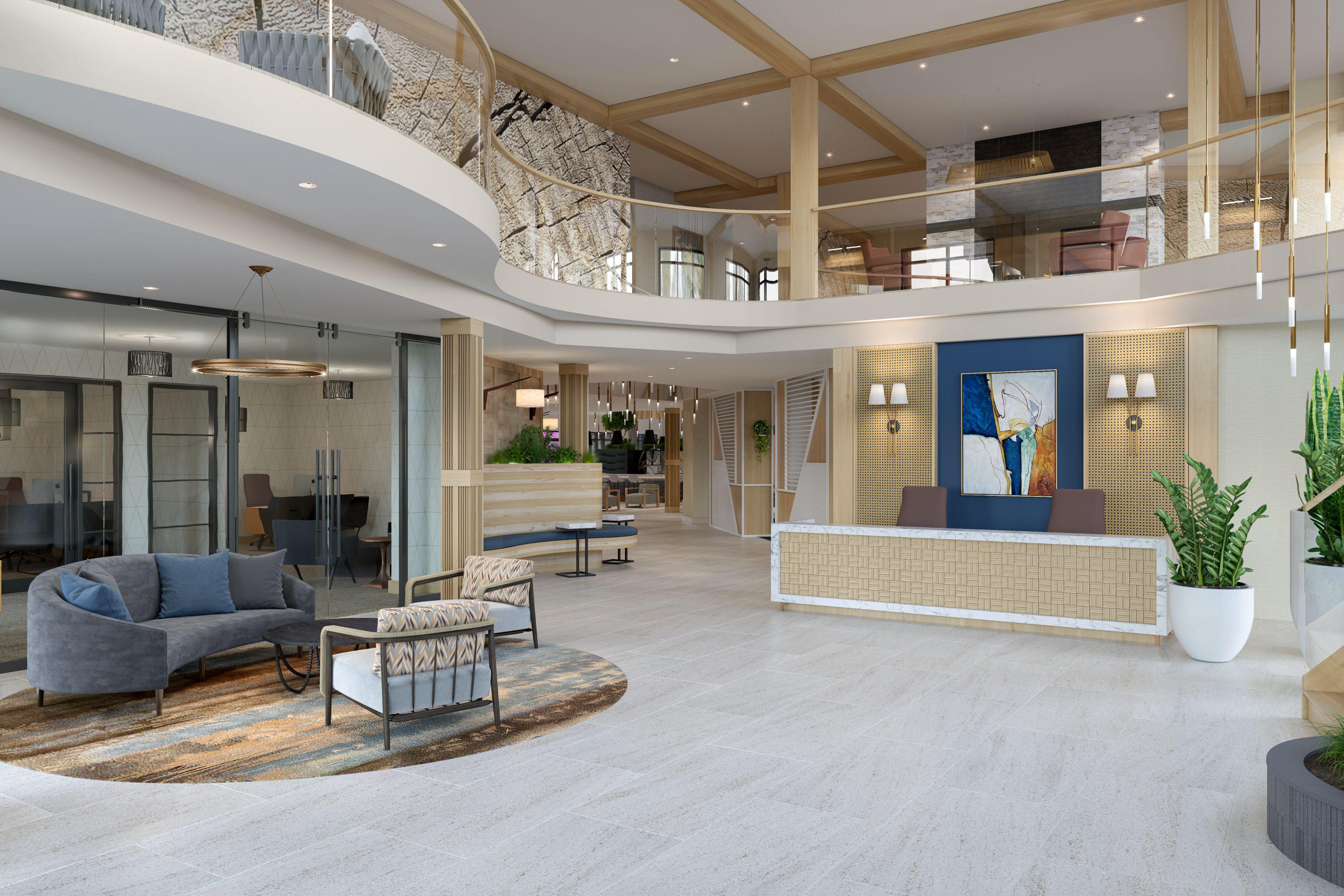 Elegant entrance lobby