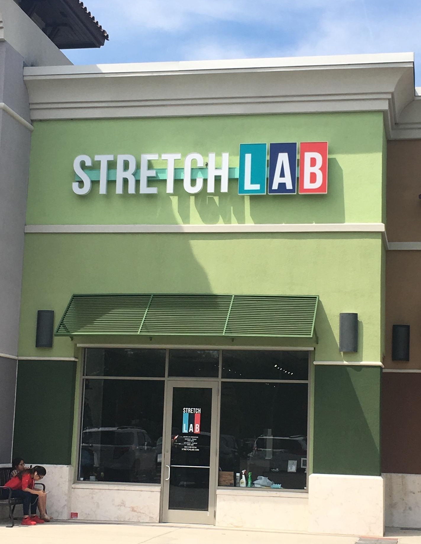 StretchLab is located at the corner of San Pablo and Atlantic Blvd, in the Fresh Market Plaza, next to Crunch Fitness.