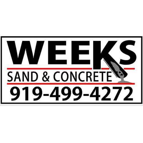 Weeks Sand & Concrete Logo