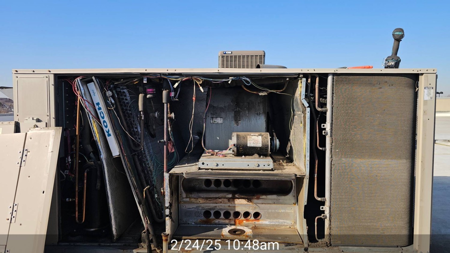 heat exchanger removal