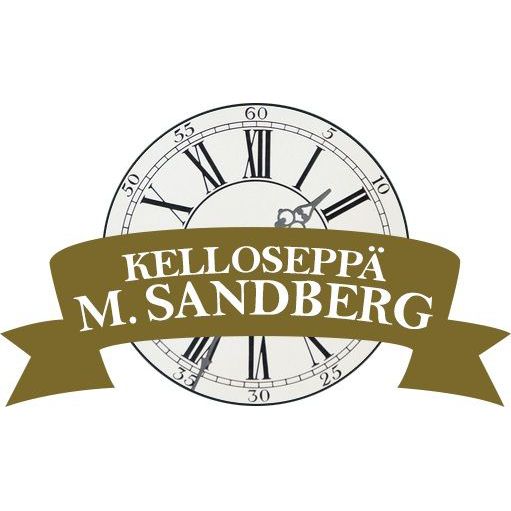 Kelloseppä M. Sandberg Logo