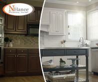 Cabinet painting with N-Hance makes your home look bran new!