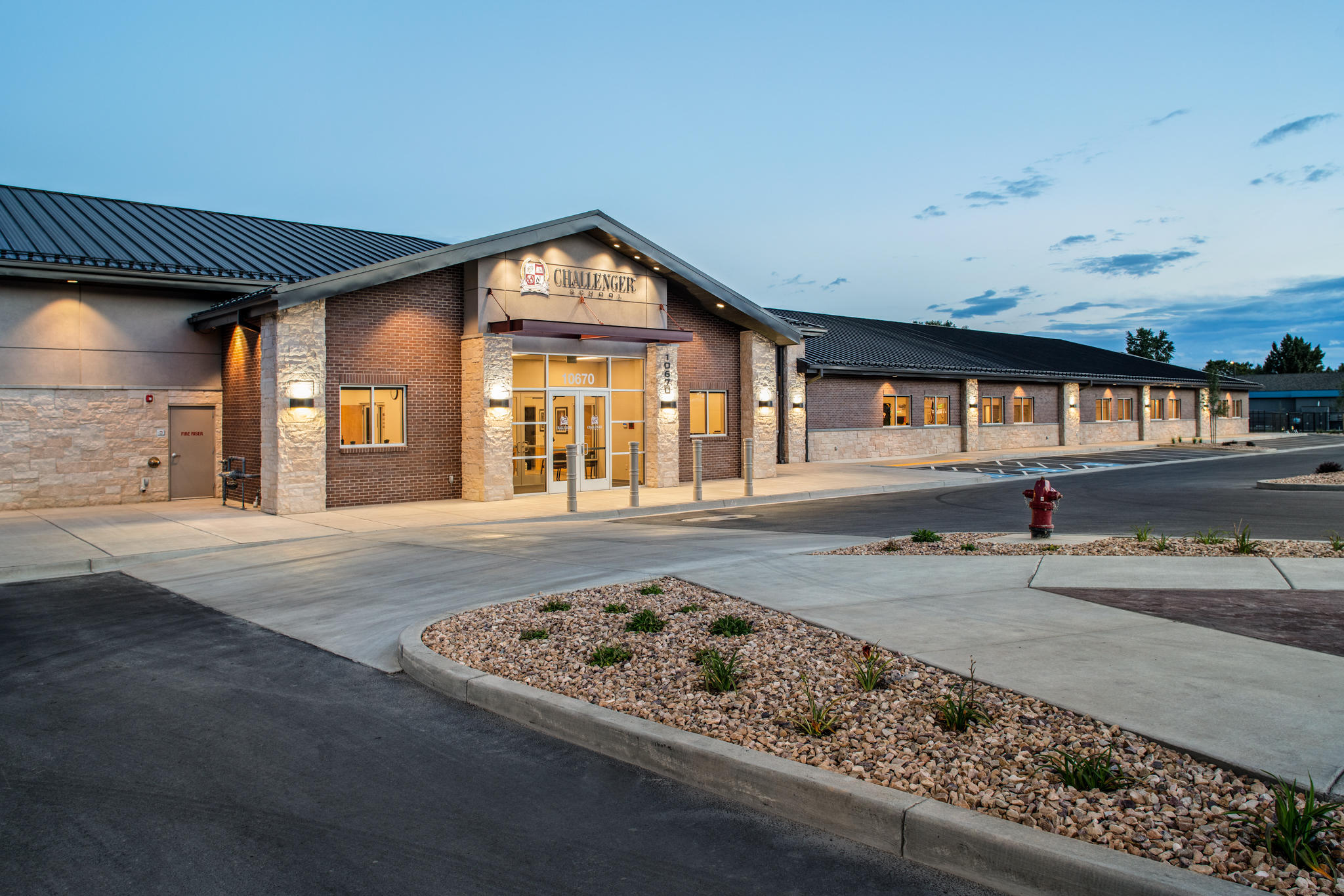 Challenger Sandy boasts a great mid-valley location with an easy-to-access and large, newly-built campus minutes from I-15. Our well-kept and secure private school is comprised of separate wings for preschool, elementary, and middle school. We offer family-centered values and activities, as well as an energetic and engaging staff.

Our new campus opened in fall of 2022 and is located a few blocks away from our previous location.