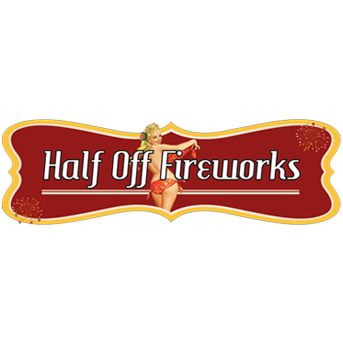 Half Off Fireworks- Cedar Creek Logo