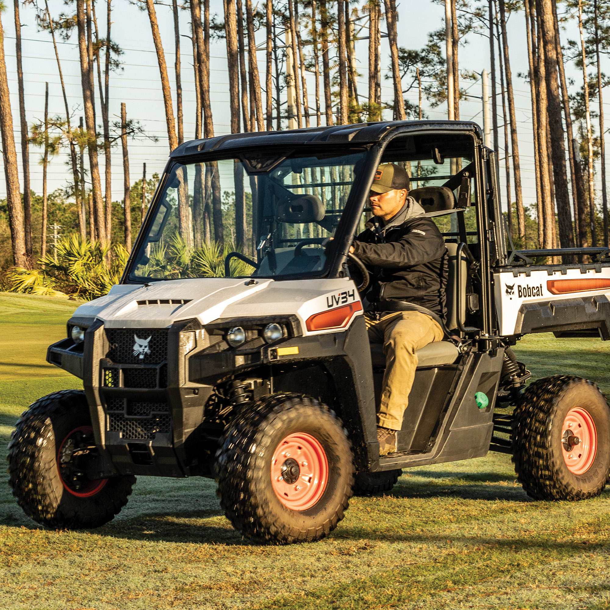 A Bobcat UV34 utility vehicle Paul Equipment Fredericton (506)449-3289