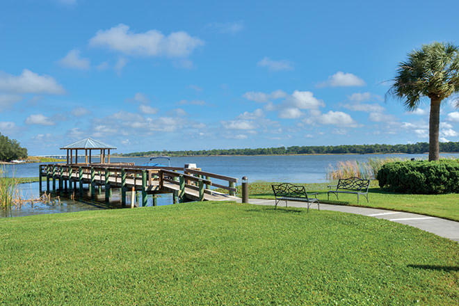 Lake Seminole Square Photo