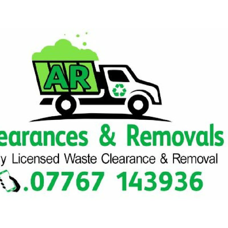 LOGO AR Clearances & Removals Peterborough 07767 143936