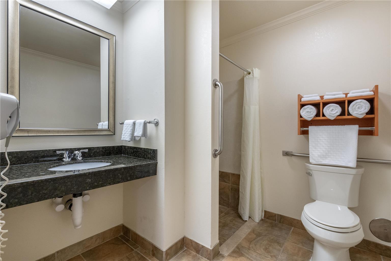 ADA King Suite Bathroom