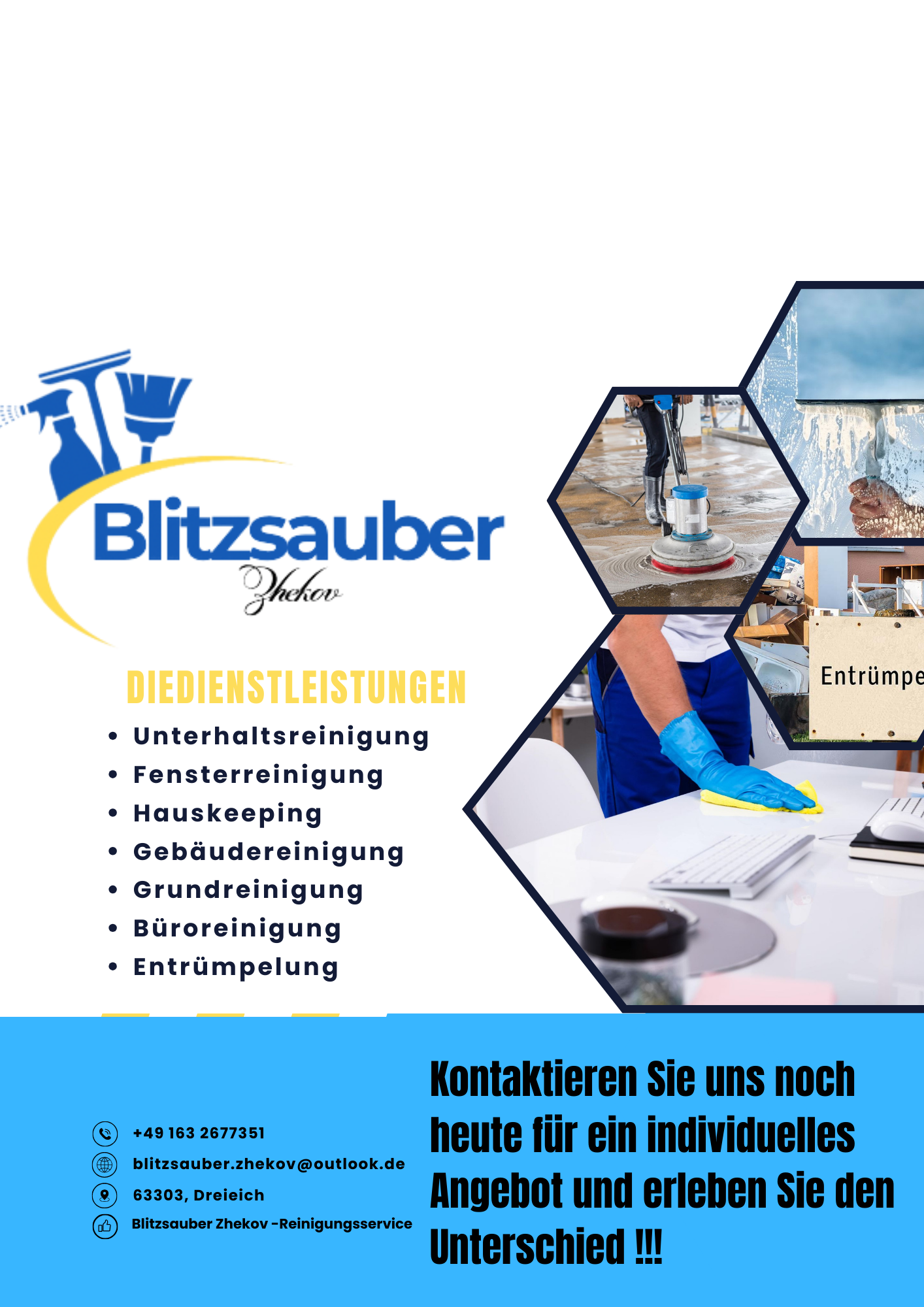 Blitzsauber Zhekov in Dreieich - Logo