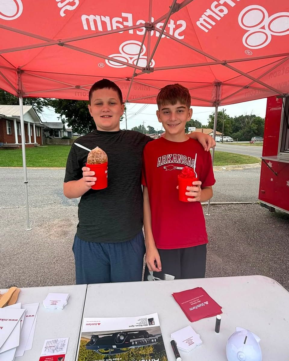 Snow cones!