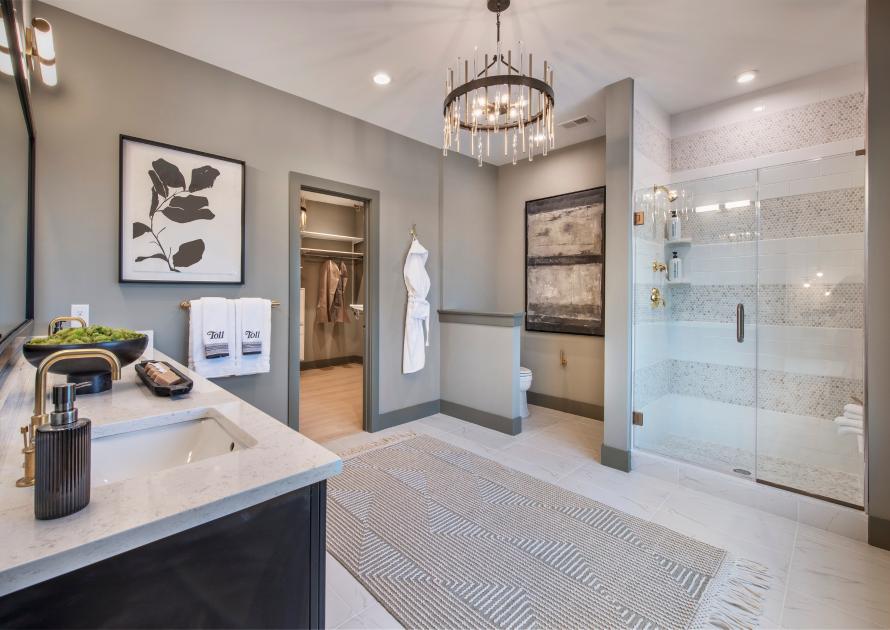 Spa-like primary bathrooms