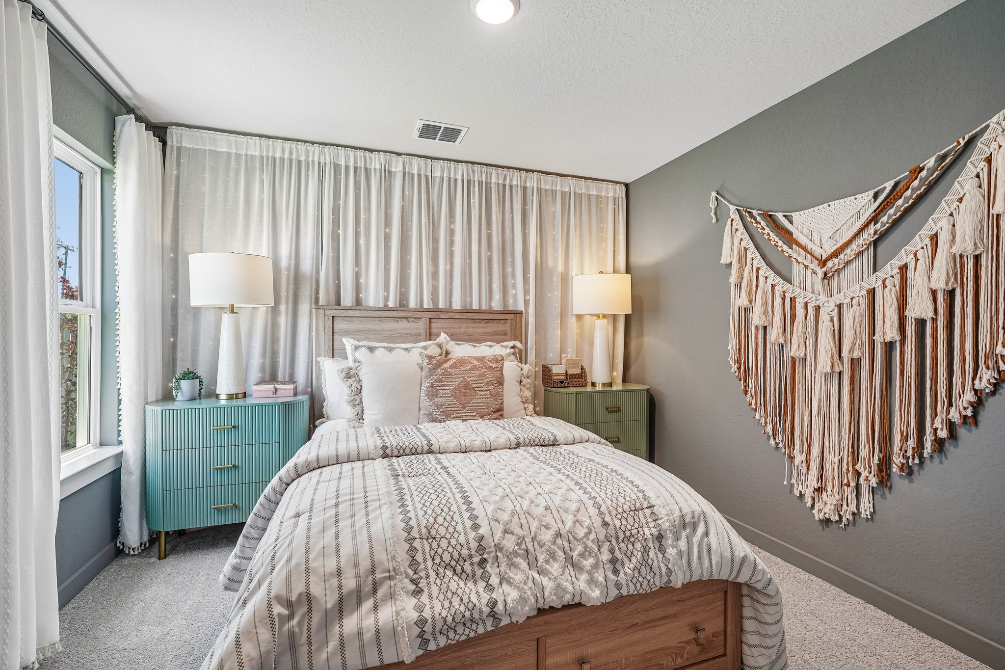 Secondary Bedroom in New Construction Model Home in New Braunfels, TX 