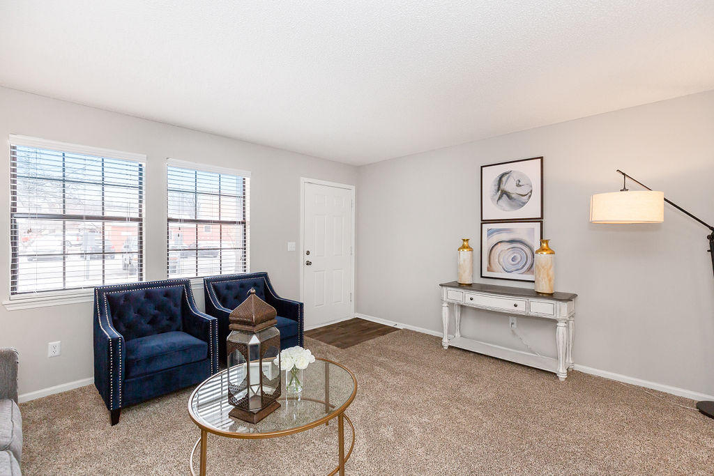 Living Room With Large Windows