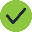 BlueFrog Checkmark Icon Dark Green Var.