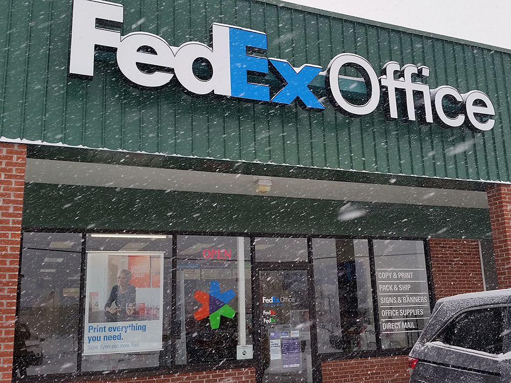 Exterior photo of FedEx Office location at 61 Drum Hill Rd\t Print quickly and easily in the self-service area at the FedEx Office location 61 Drum Hill Rd from email, USB, or the cloud\t FedEx Office Print & Go near 61 Drum Hill Rd\t Shipping boxes and packing services available at FedEx Office 61 Drum Hill Rd\t Get banners, signs, posters and prints at FedEx Office 61 Drum Hill Rd\t Full service printing and packing at FedEx Office 61 Drum Hill Rd\t Drop off FedEx packages near 61 Drum Hill Rd\t FedEx shipping near 61 Drum Hill Rd