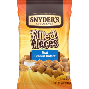 Snyder's of Hanover, Peanut Butter Filled Pretzel Pieces, 5 Oz featured image