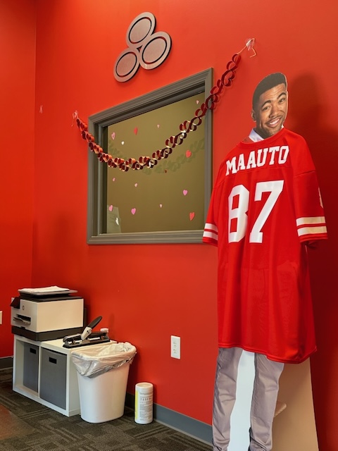 Celebrating the holidays at Mario Giraldo's State  Farm office!