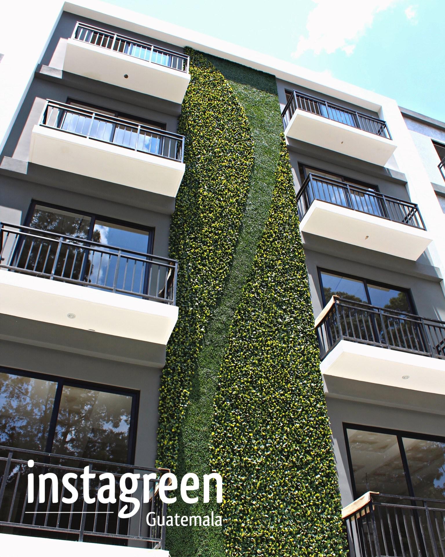 Building cover with artificial gardenias custom design Instagreen San Diego San Diego (858)372-6665