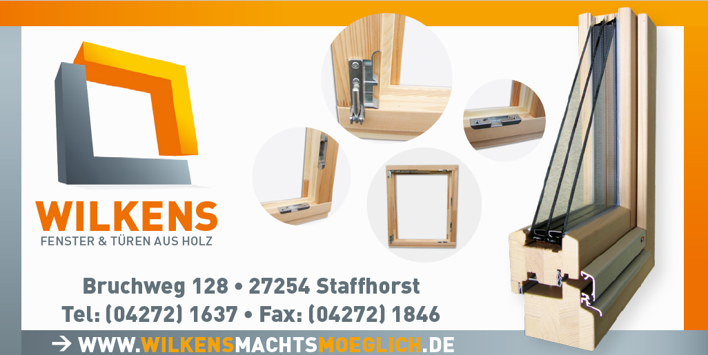 Wilkens Fenster und Türen aus Holz, Bruchweg 128 in Staffhorst