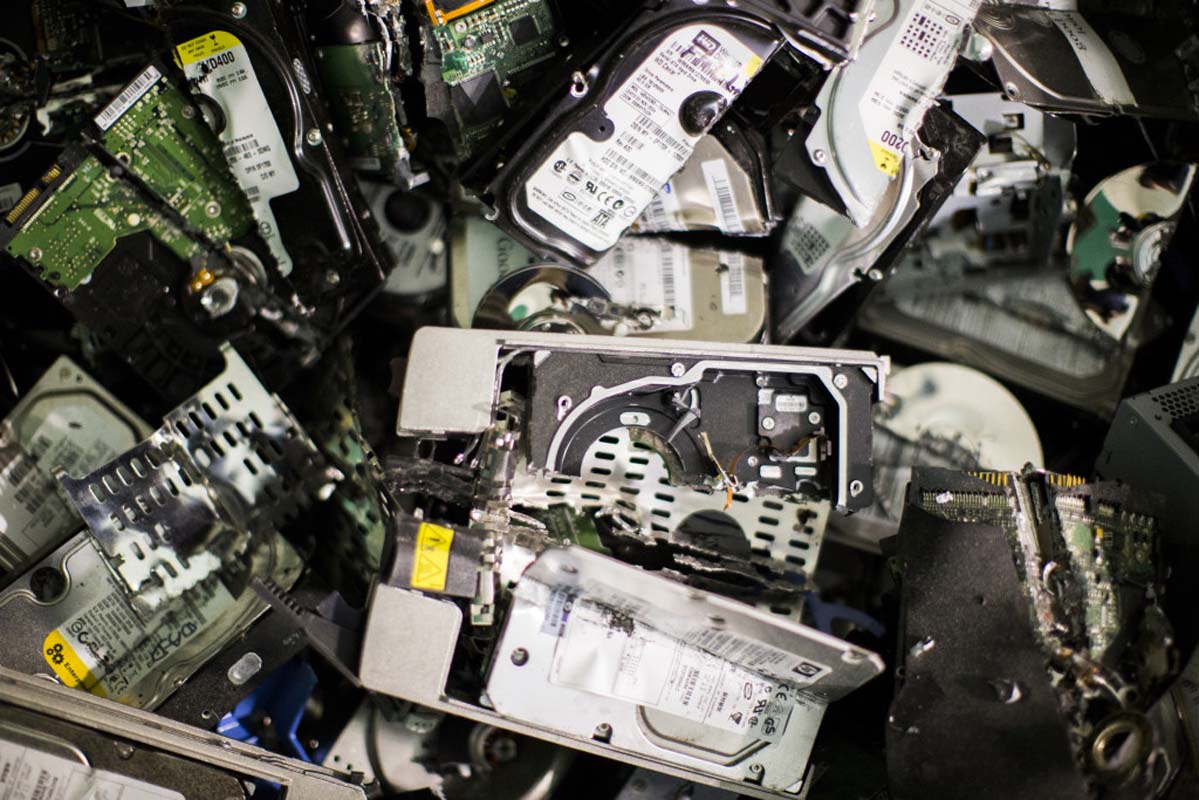 SRS digital media & hard drive destruction services