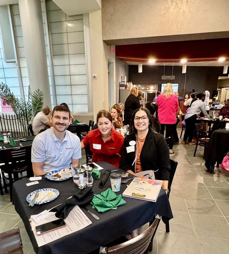 Good company, good food.