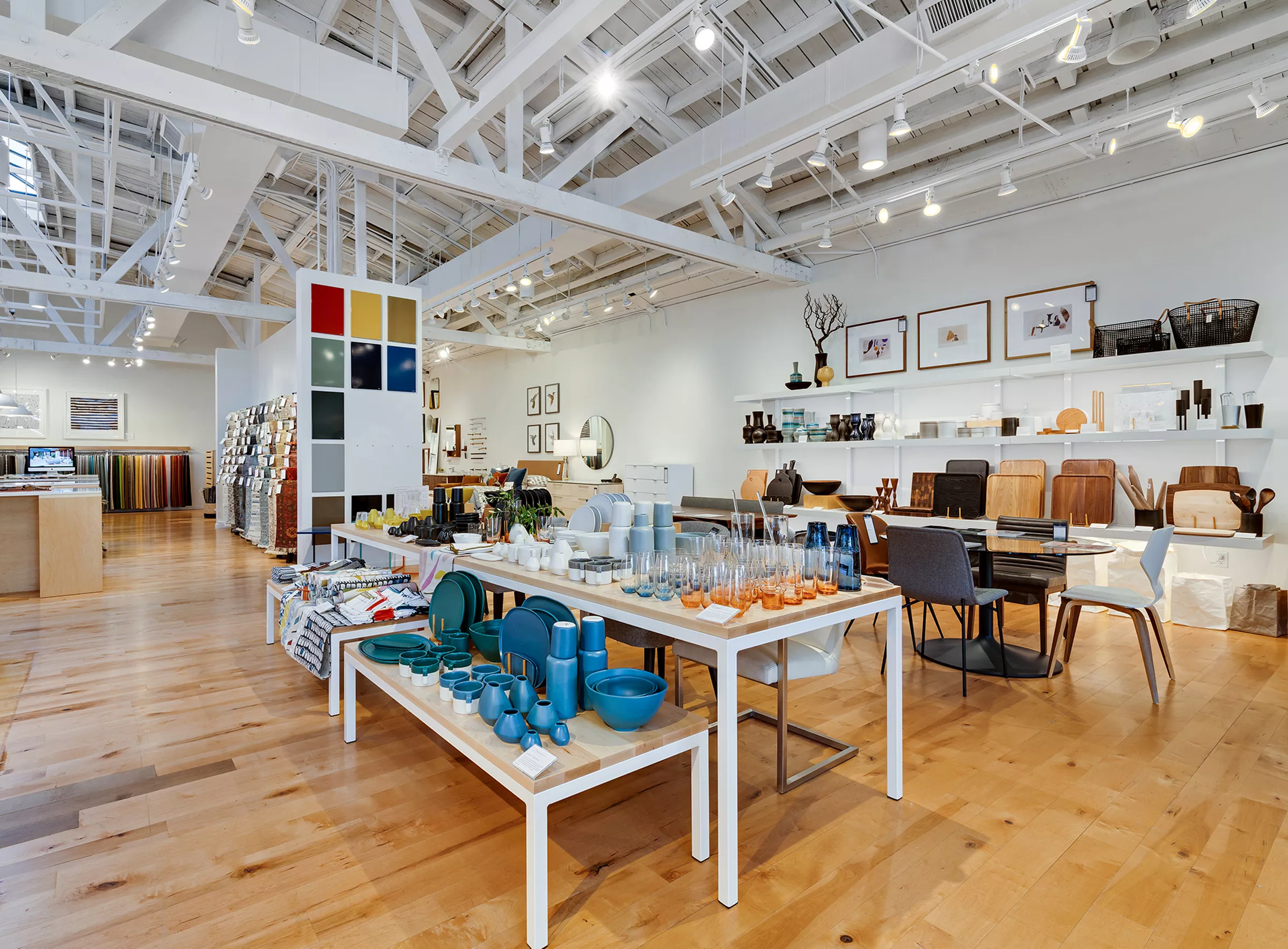 Room & Board Pasadena store interior