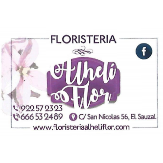 Floristería Alhelí Flor Logo