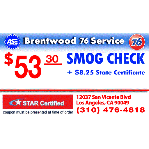 Brentwood 76 Service Logo